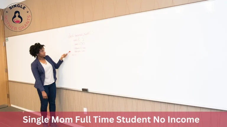 Single Mom Full Time Student No Income